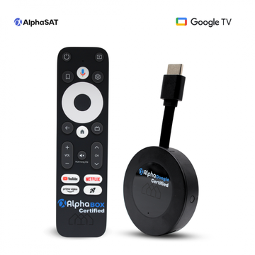 Box Android Alpha Dongle Certifié 2Go 32Go + 2 ANS ALPHA + ANDROID OFFICIEL