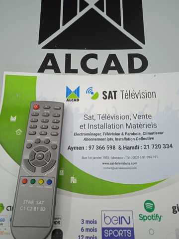 Télécommande Star sat