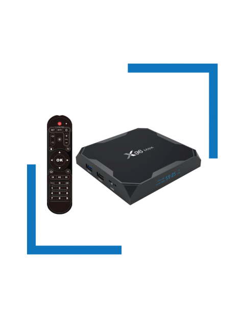 Box TV Android X96 MAX + Abonnement ALPHA IPTV 12 Mois